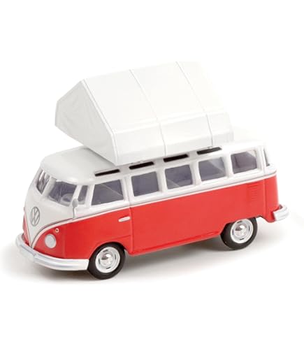 ミニカー Volkswagen Camper Van Amazon.com: Motormax Volkswagen Type 2 (T1) Camper Van Green